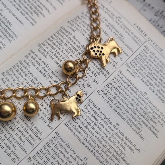 Charming Gold Animal Charm Necklace - Picture 5 of 8